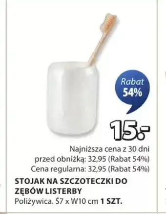 JYSK Stojak na szczoteczki do zębów Listerby oferta