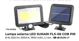Mrówka Lampa solarna LED SUNARI FLS-03 74 SMD PIR oferta