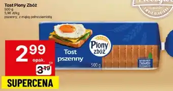 Delikatesy Centrum Tost pszenny Plony Zbóż 500g oferta