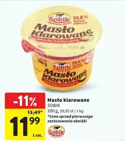 Intermarche Sobik Masło klarowane metodą tradycyjną 200 g oferta