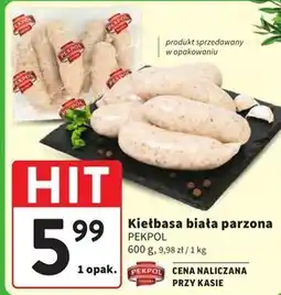 Intermarche Kiełbasa biała Pekpol oferta