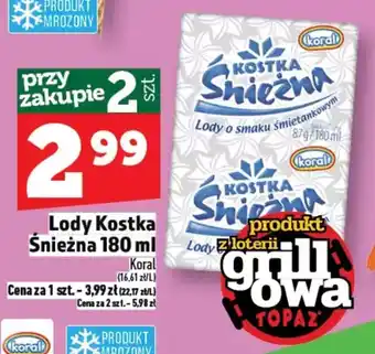 Topaz Lody Kostka Snieżna oferta
