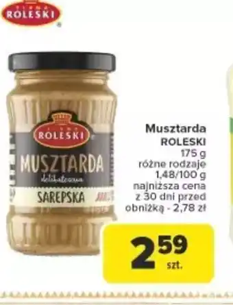 Carrefour Musztarda Roleski oferta
