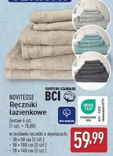 ALDI Ręczniki łazienkowe Novitesse oferta