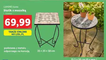 Lidl LIVARNO home Stolik z mozaiką oferta