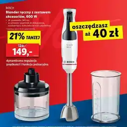 Lidl Blender ręczny z zestawem akcesoriów, 600 W oferta