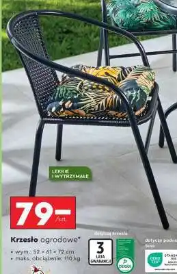 Biedronka KRZESŁO OGRODOWE oferta