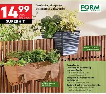 Biedronka Doniczka, skrzynka lub zestaw uchwytów oferta
