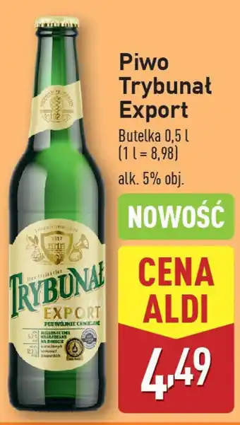 ALDI Piwo Trybunał Export oferta