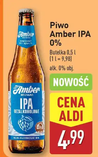 ALDI Piwo Amber IPA 0% oferta