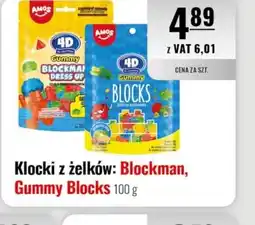 Eurocash Klocki z żelków: Blockman, Gummy Blocks oferta