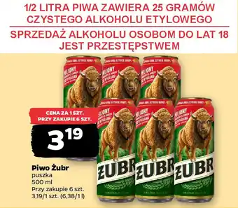 Netto Piwo Żubr oferta