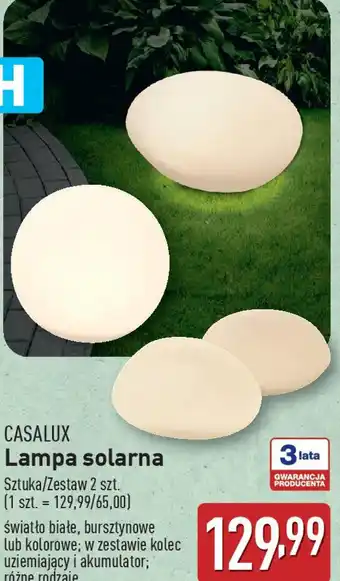 ALDI Lampa solarna Casalux oferta