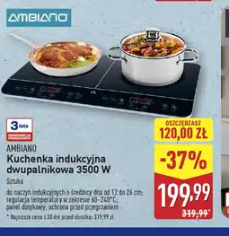 ALDI Kuchenka indukcyjna dwupalnikowa Ambiano oferta