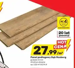 Bricomarche Panel podłogowy Dąb Rosberg oferta