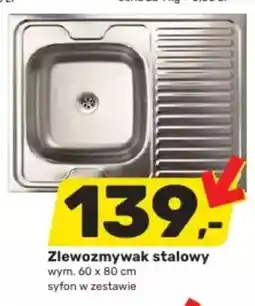 Bricomarche Zlewozmywak stalowy oferta