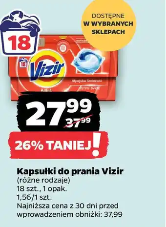 Netto Kapsułki do prania Vizir oferta