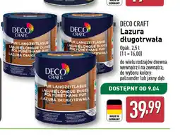ALDI Lazura długotrwała Deco Craft oferta