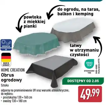 ALDI Obrus ogrodowy Home Creation oferta