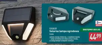 ALDI Solarna lampa ogrodowa Casalux oferta