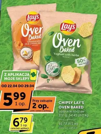Groszek Chipsy lay's oven baked oferta