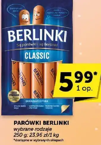 Euro Sklep Parówki Berlinki Classic 250g oferta