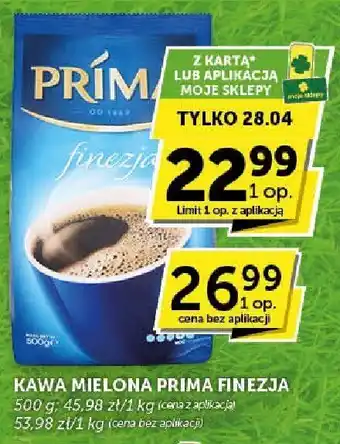 Euro Sklep Kawa mielona Prima Finezja 500g oferta