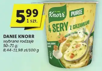 Groszek Danie Knorr Puree 4 Sery 50-71g oferta
