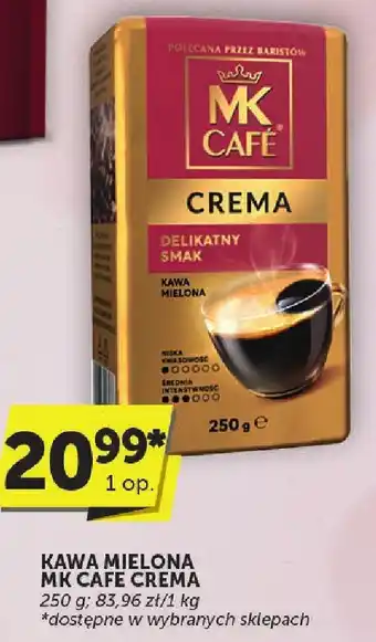 Groszek Kawa mielona MK Cafe Crema 250g oferta