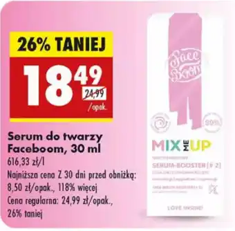 Biedronka Serum do twarzy Faceboom oferta