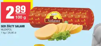 EuroSPAR Ser żółty Salami Mlekpol oferta