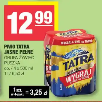 EuroSPAR Piwo Tatra Jasne Pełne oferta