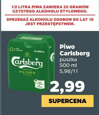 Netto Piwo Carlsberg oferta