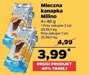 Netto Mleczna kanapka Milino oferta