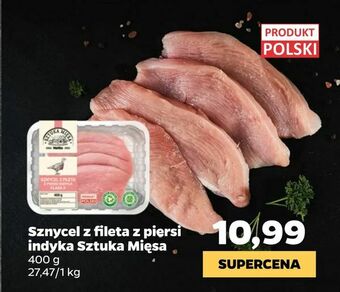 Netto Sznycel z fileta z piersi indyka Sztuka Mięsa oferta