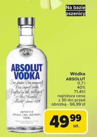 Carrefour Market Wódka Absolut oferta