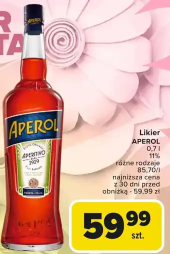 Carrefour Market Likier Aperol oferta