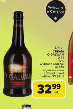 Carrefour Market Likier Cream O'Galwan oferta