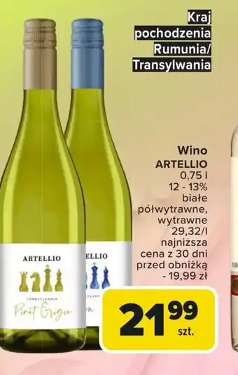 Carrefour Market Wino Artellio oferta