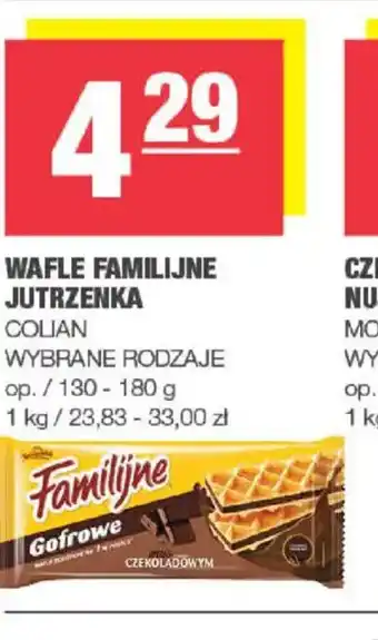 Spar Wafle Familijne Jutrzenka oferta