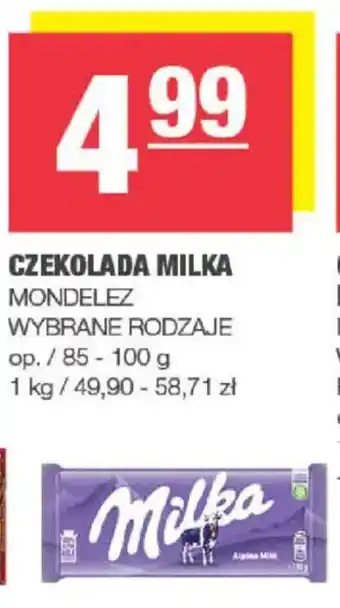 Spar Czekolada Milka oferta