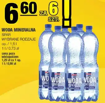 Spar Woda mineralna Spar oferta