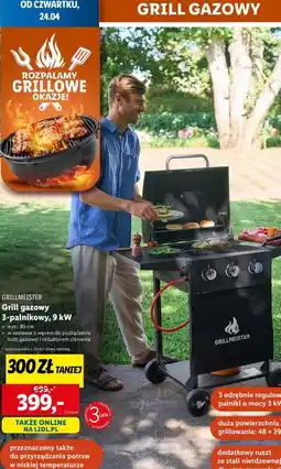 Lidl Grill gazowy Grillmeister oferta