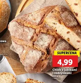 Lidl Chleb z jabłkami i rodzynkami oferta