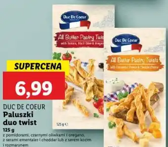 Lidl Paluszki duo twist Duc de Coeur oferta