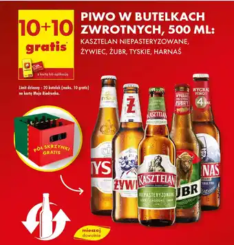 Biedronka Piwo w butelkach zwrotnych oferta