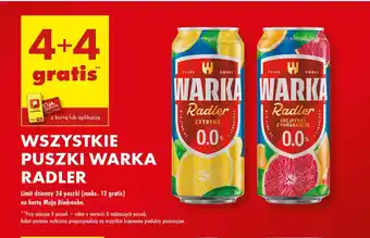 Biedronka Warka Radler oferta