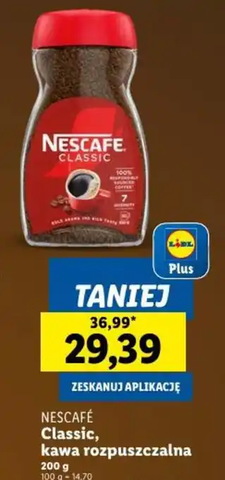Lidl Nescafé Classic oferta