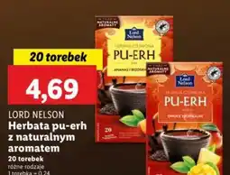Lidl Herbata Lord Nelson Pu-Erh oferta