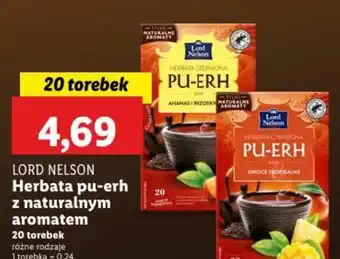 Lidl Herbata Lord Nelson Pu-Erh oferta